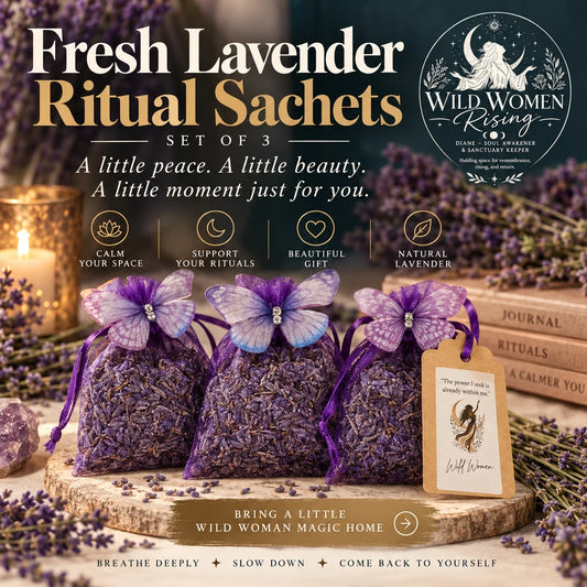 Fresh Lavender Ritual Sachets — Set of 3