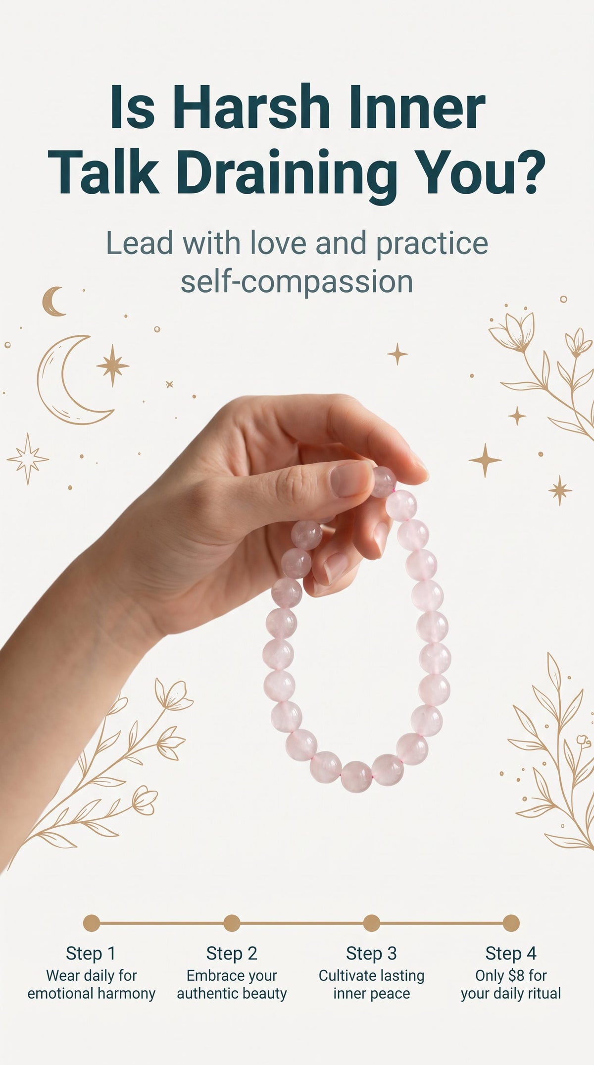 Rose Quartz — The Heart Ritual Bracelet
