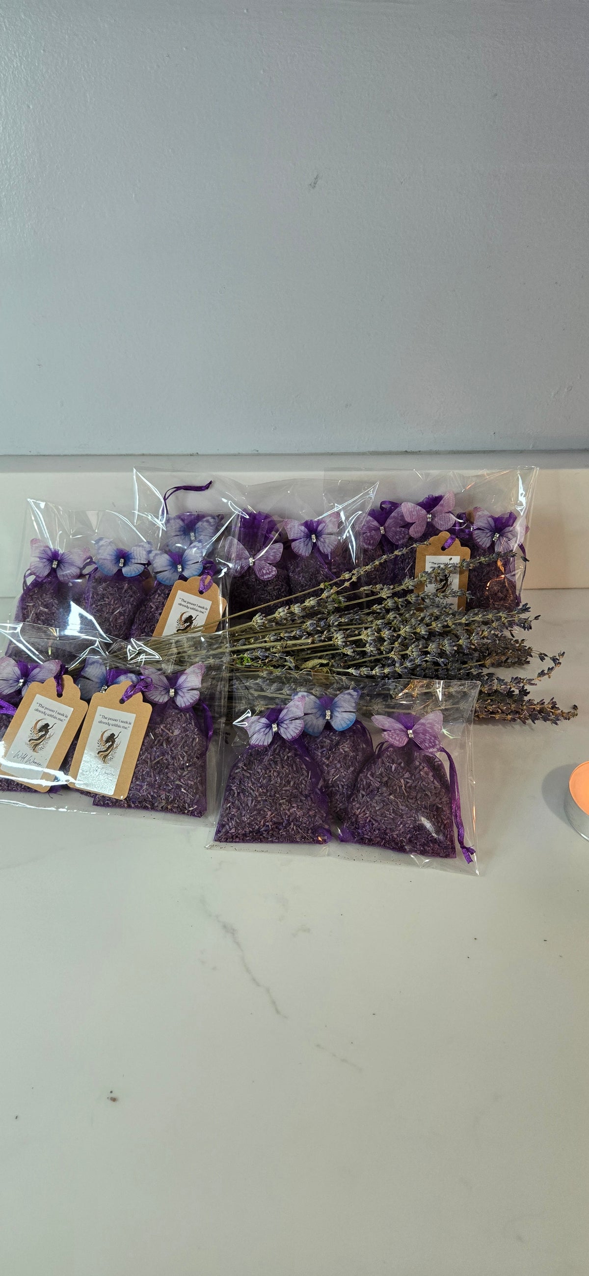 Fresh Lavender Ritual Sachets — Set of 3