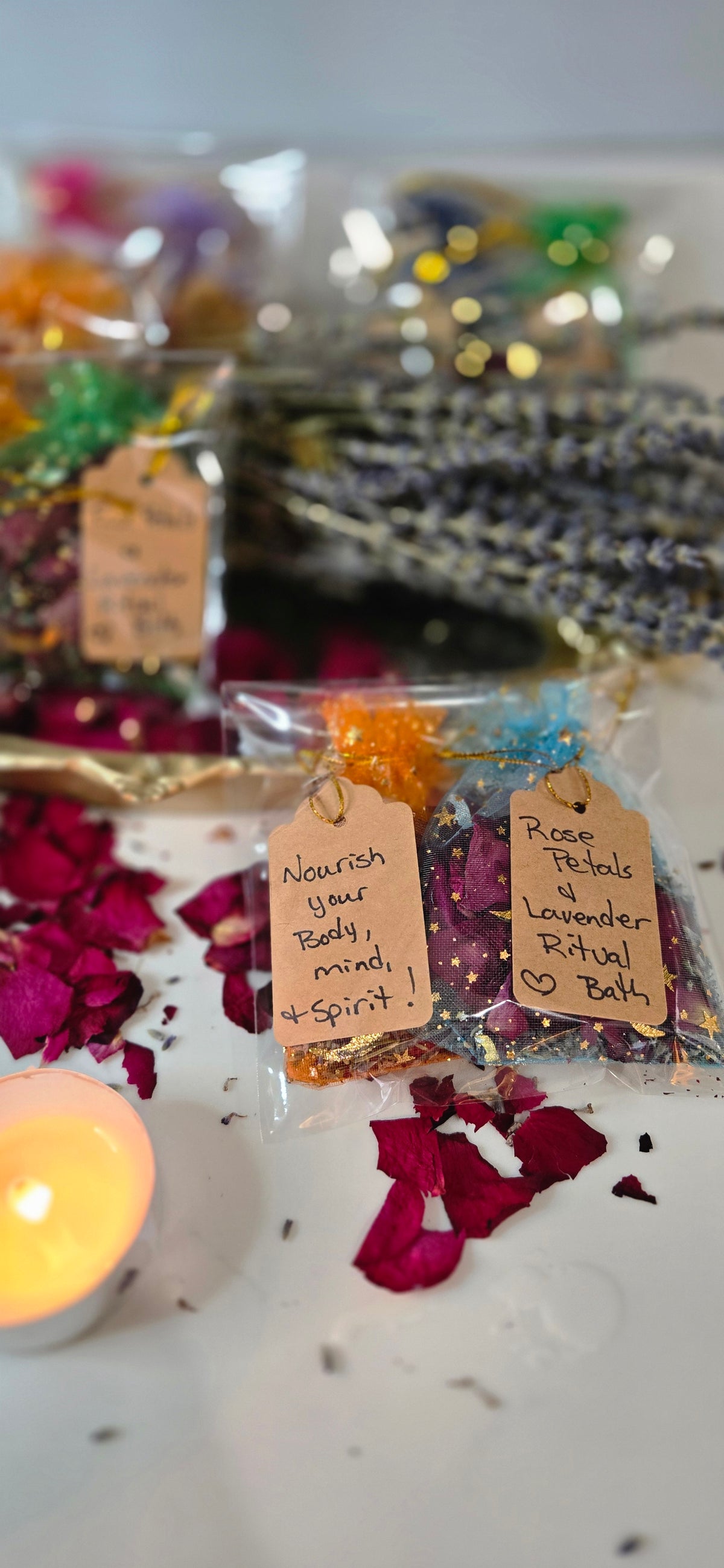 🌹 Wild Woman Rose & Lavender Ritual Bath Sachets- set of 2
