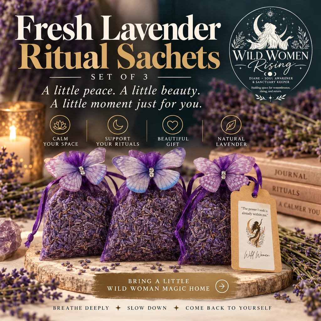 Fresh Lavender Ritual Sachets — Set of 3