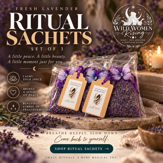 Fresh Lavender Ritual Sachets — Set of 3