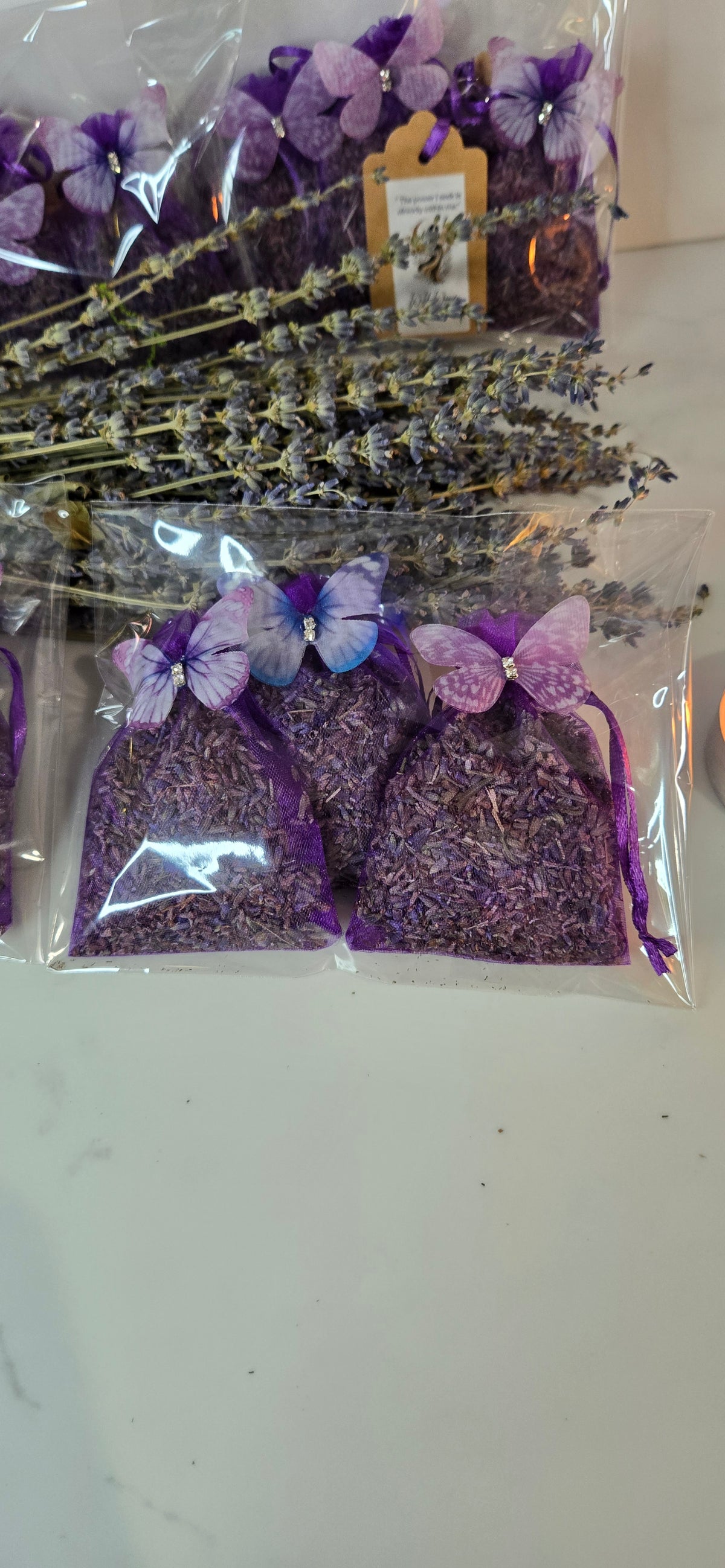 Fresh Lavender Ritual Sachets — Set of 3