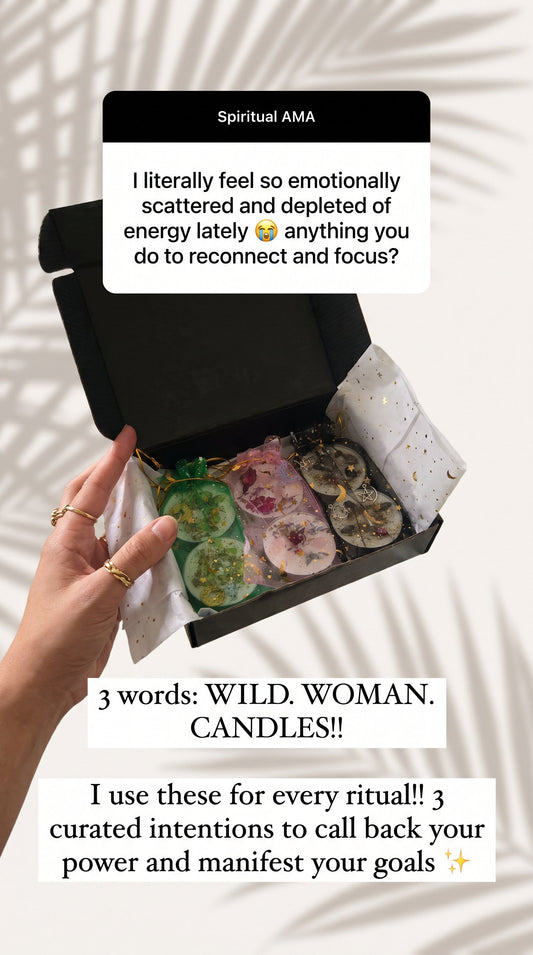 🌙 Wild Woman Intention Candle Collection