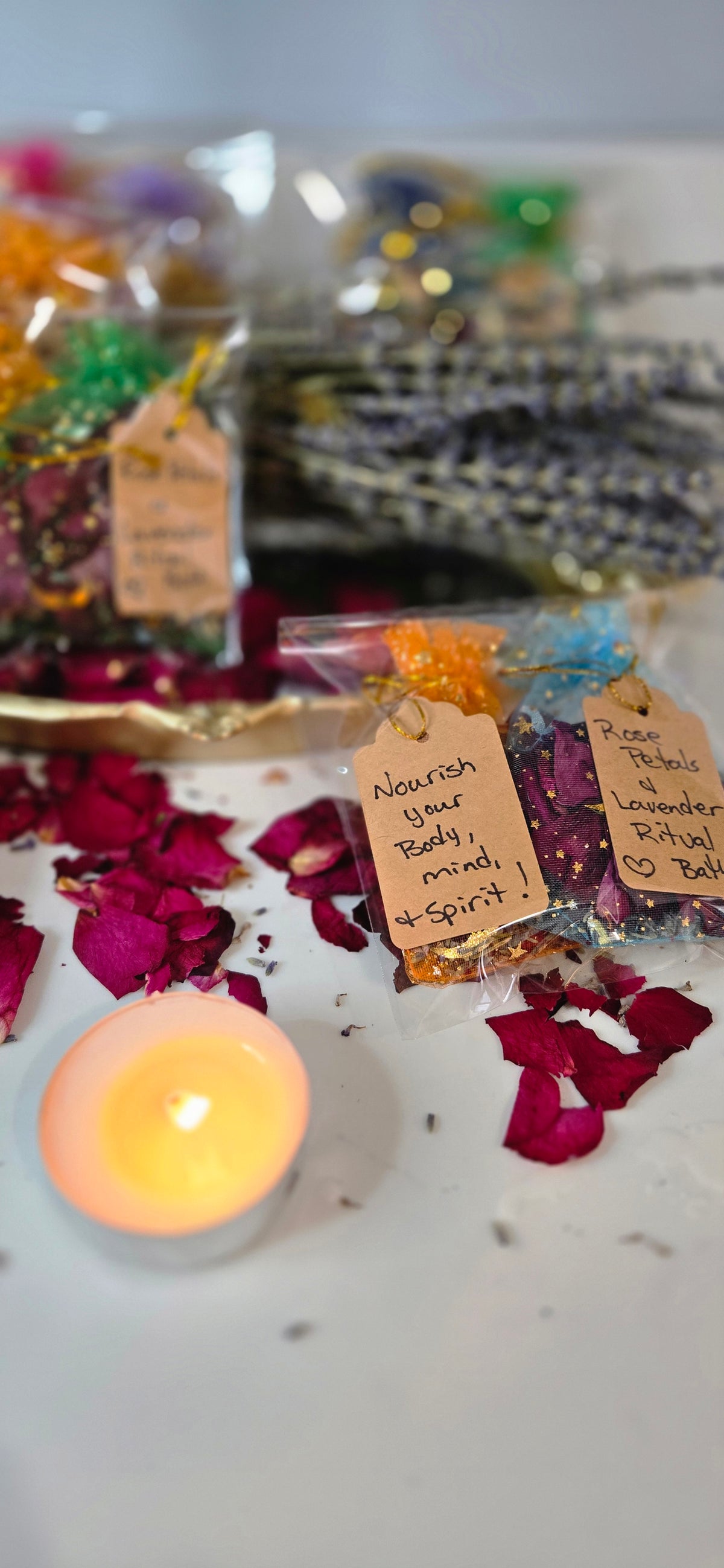 🌹 Wild Woman Rose & Lavender Ritual Bath Sachets- set of 2