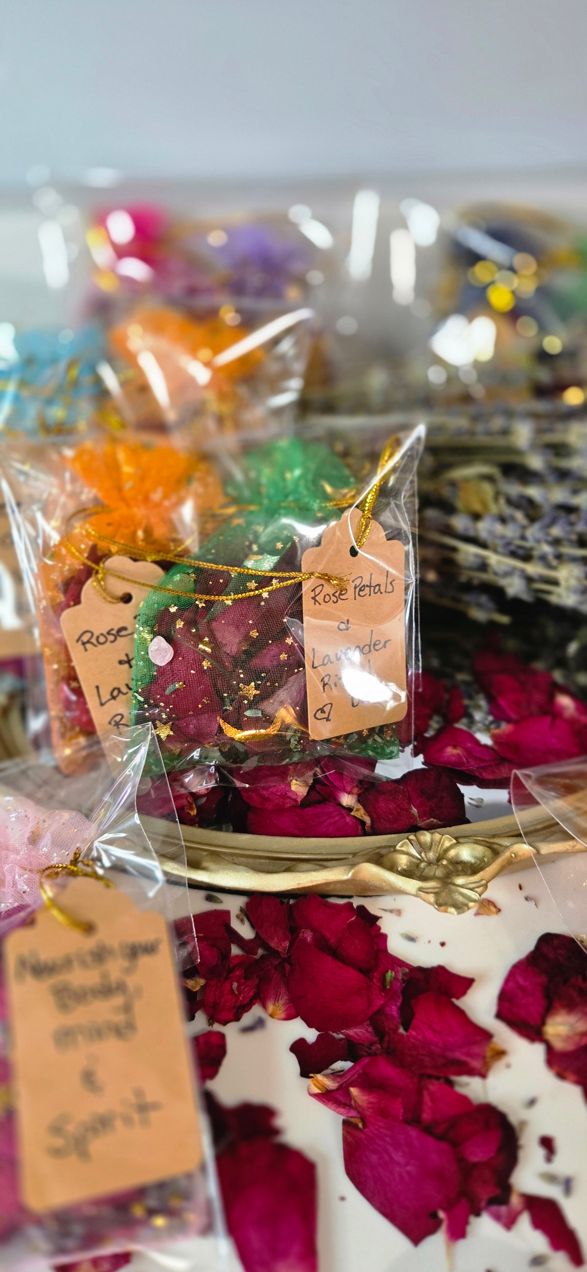 🌹 Wild Woman Rose & Lavender Ritual Bath Sachets- set of 2
