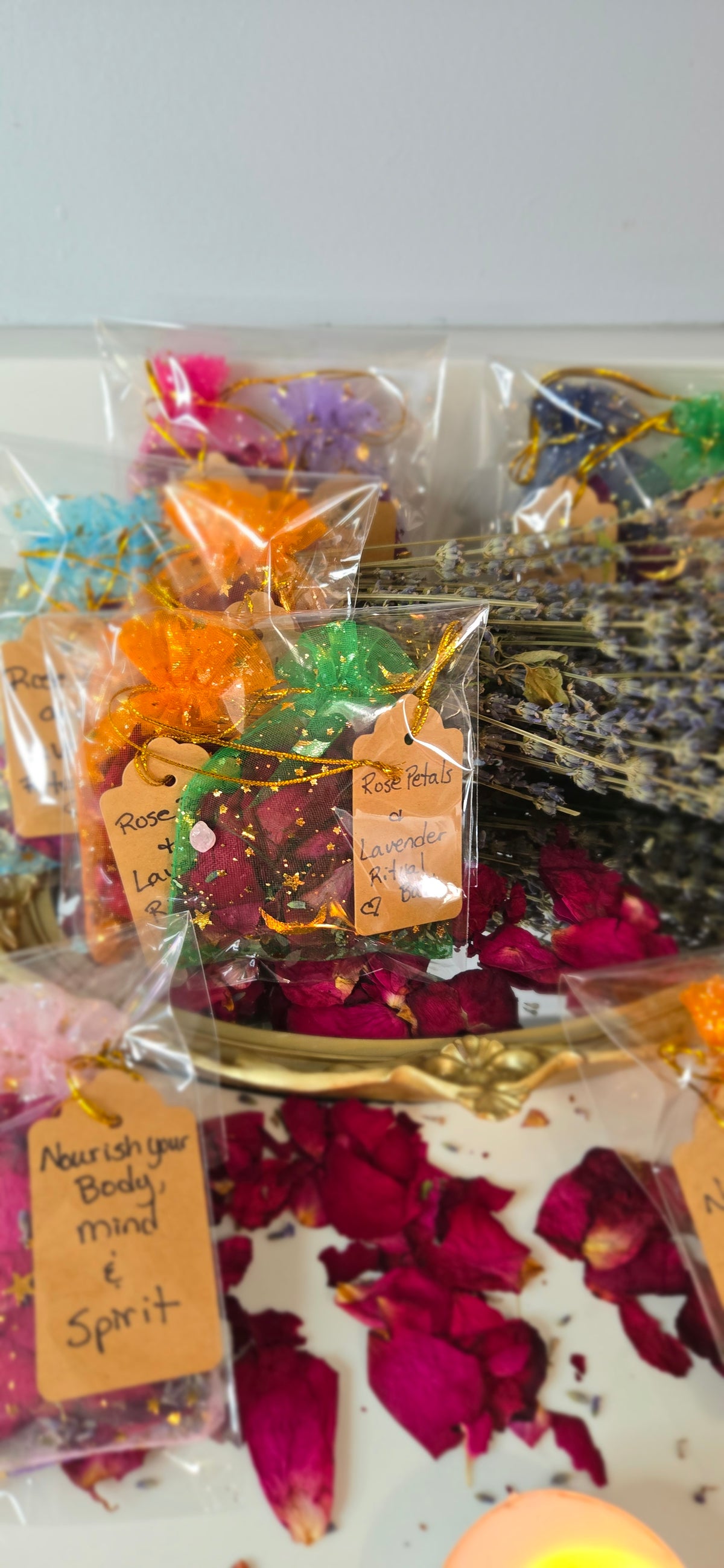 🌹 Wild Woman Rose & Lavender Ritual Bath Sachets- set of 2
