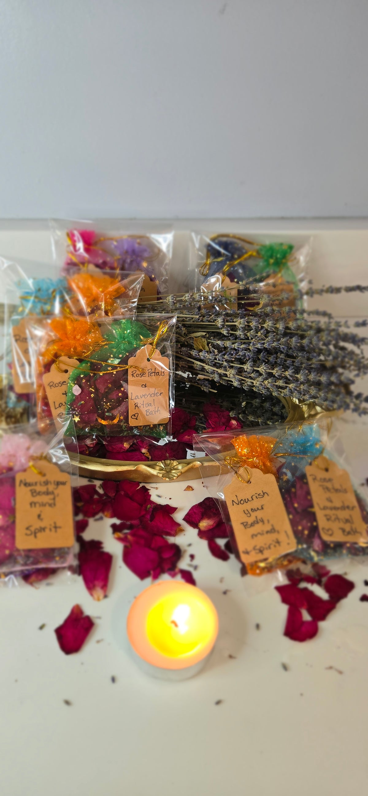 🌹 Wild Woman Rose & Lavender Ritual Bath Sachets- set of 2